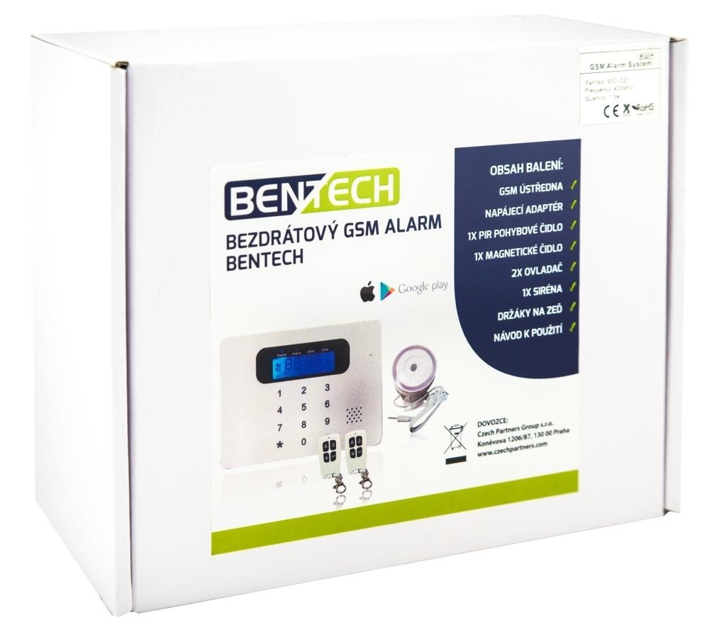 Bezprzewodowy alarm BENTECH 30C