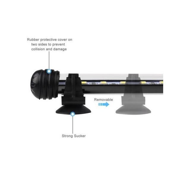 Wodoszczelne oświetlenie 33 LED do akwariów