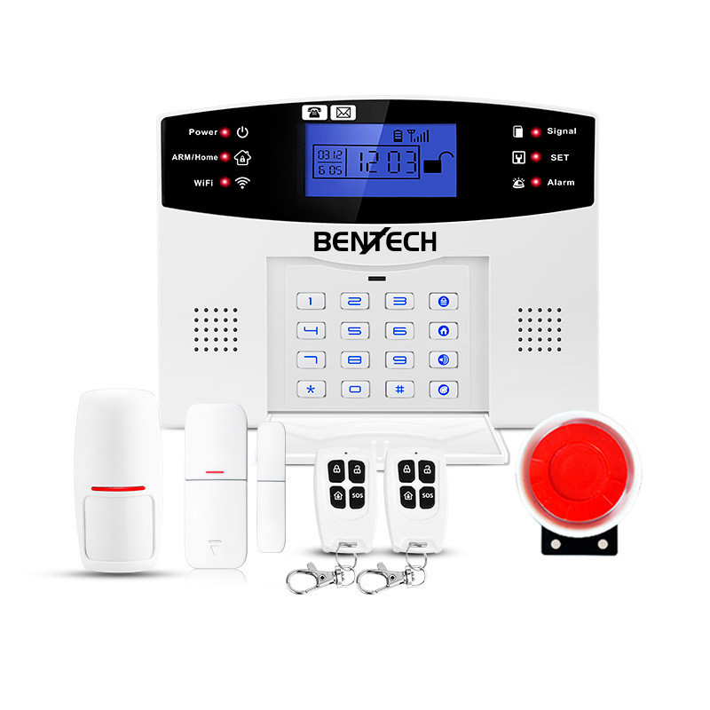Bezprzewodowy alarm GSM i WIFI firmy Bentech GW06