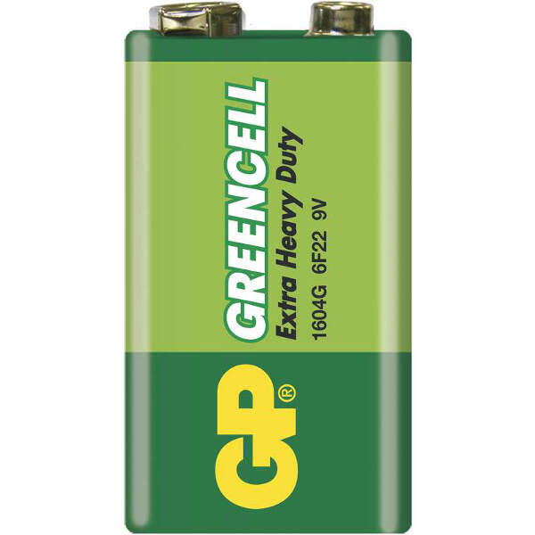 Bateria GP Greencell, 9V