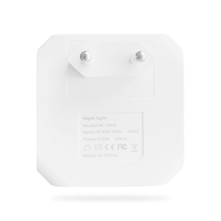 Lampka nocna do sieci bez niebieskiego spektrum z czujnikiem światła Bentech GYD03R
