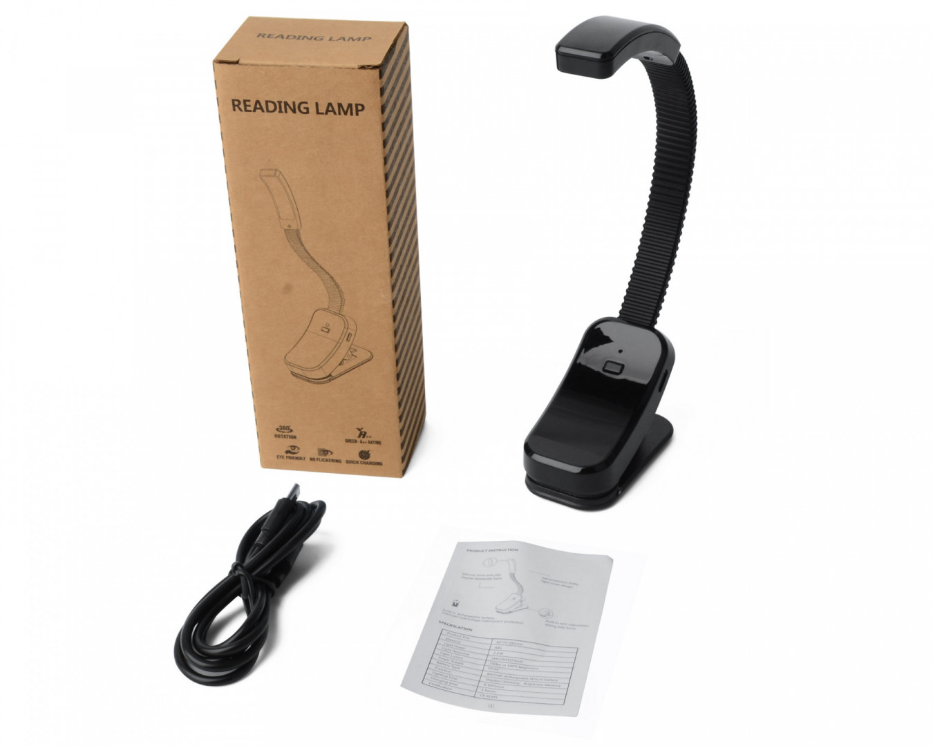 Lampka LED do czytania bez niebieskiego spektrum Bentech D128RB
