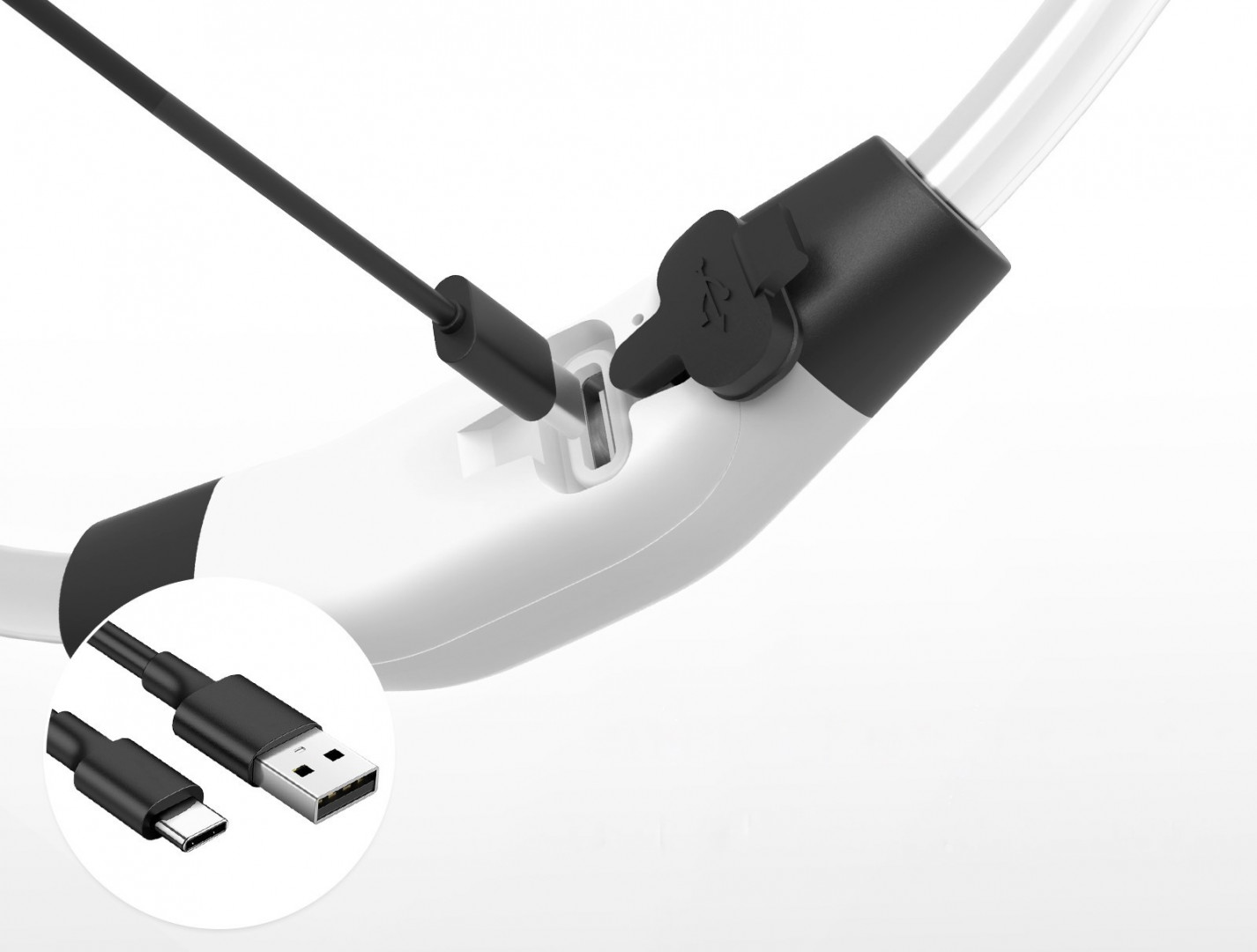 Świecąca obroża LED Bentech DC213 RGB